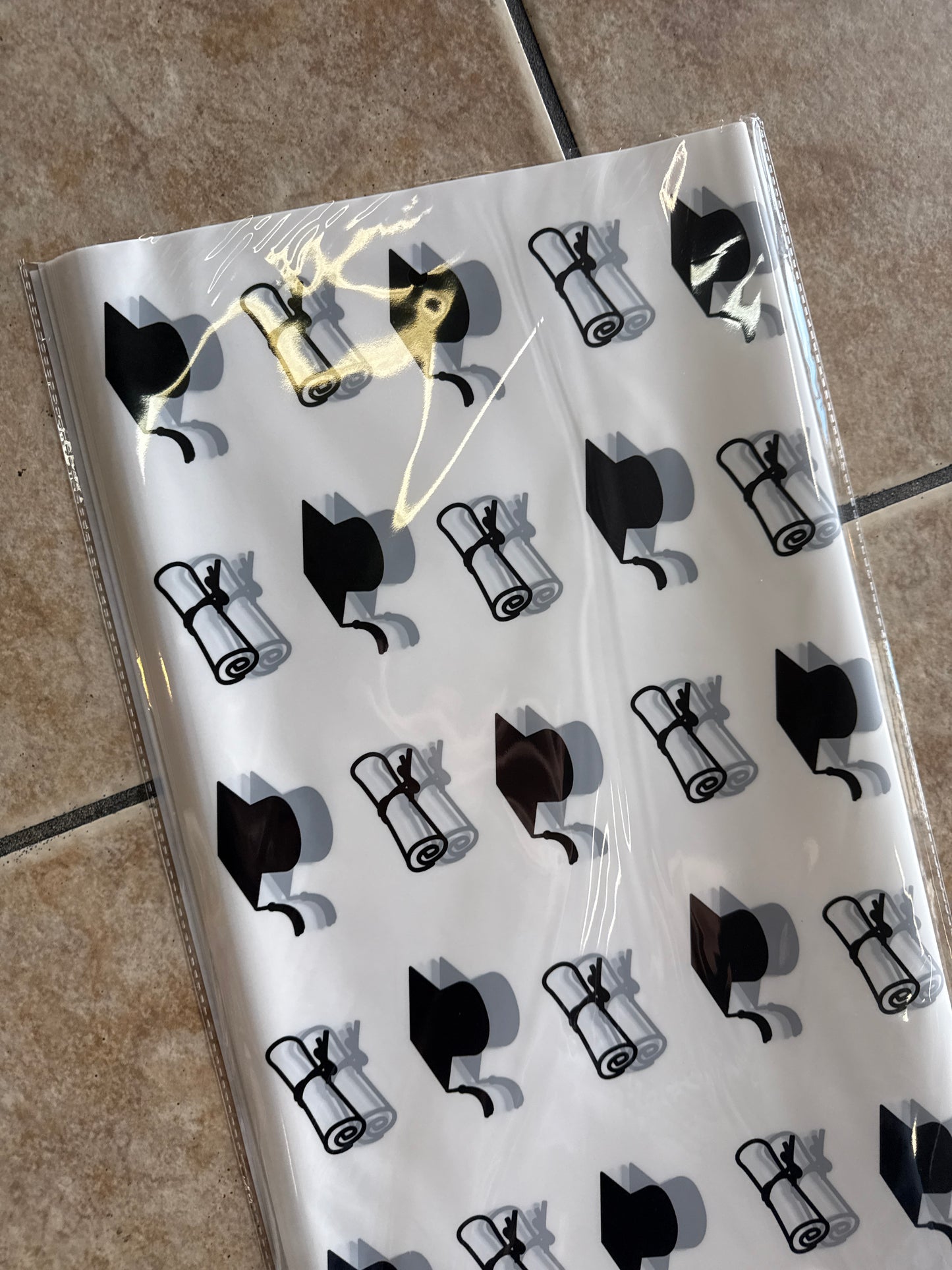 Graduation wrapping paper