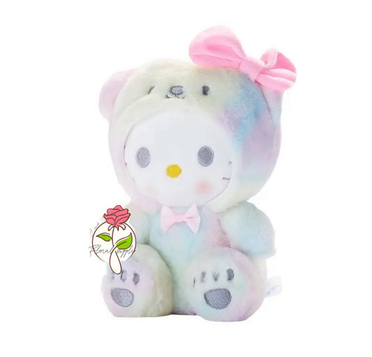 Rainbow kitty plushie