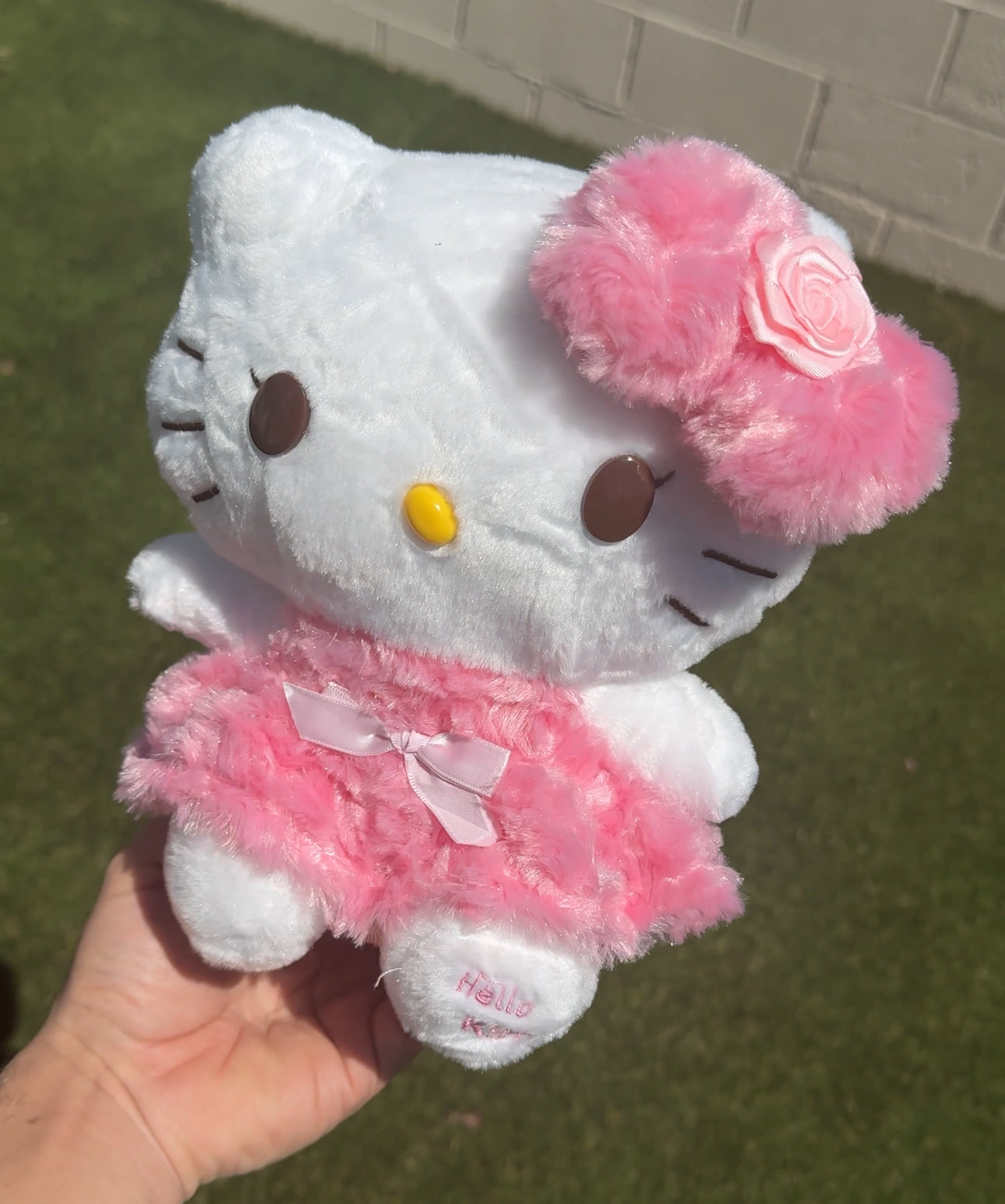 Pink kitty plushie